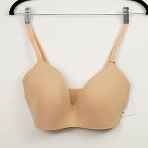 Knix WingWoman Contour Bra 32DD – Warm Sand – Wireless Support – NWT